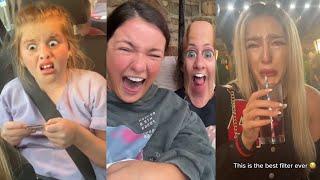 FUNNIEST TIKTOK FACE FILTER CHALLENGE VIDEOS PART 9 Try Not To LAUGH