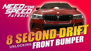 Need for Speed Payback | 8 Second Drift (How to unlock Front Bumper Visual Customization)