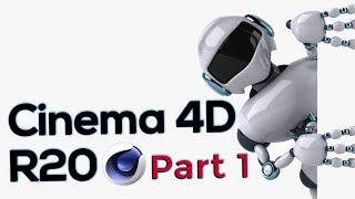 Cinema 4D R20 MasterClass Tutorial Part 1 of 10