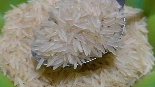 ASMR RAW BASMATI RICE EATING SOUNDS makan beras mentah porsi banyak suapan FULL jooosss