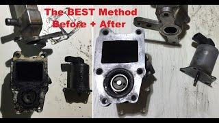 The BEST Way to Clean your EGR Valve or all Filthy Engine components at home!