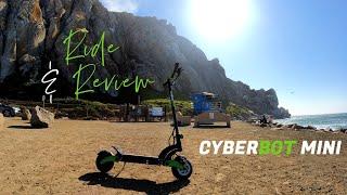 Cyberbot Mini Electric Scooter 1st Time Ride & Review | RAW FPV Uncut Footage @Morro Rock CA