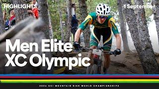 Men Elite Cross-country Olympic Highlights | 2024 UCI Mountain Bike World Championships