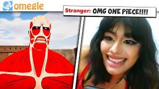 Colossal Titan Goes on Omegle! (attack on titan)