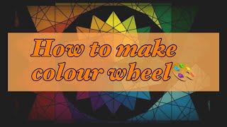 How to make colour wheel  | Tints + Shades | oil paint | Artista by nimii