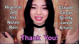 Tingting reading Patreon names  compilation +bonus sponsorship,and all outros