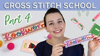 Cross Stitch School for Beginners Part 4 - Finishing Off | Caterpillar Cross Stitch