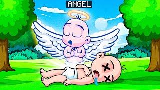 BEBE NOOB SE CONVIRTO EN UN ANGEL AL MORIR   EN MINECRAFT TROLL