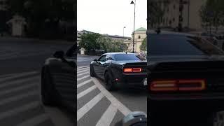 CRAZY LOUD Dodge Challenger SRT Hellcat — Sound in Warsaw