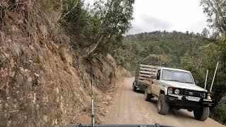 #Driving along the Snowy River Rd, Victoria then onto Barry Way, NSW