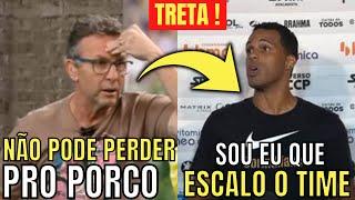 CRAQUE NETO acaba com LÁZARO antes do CLASSICO CORINTHIANS e PALMEIRAS !!!VC NÃO TEM MORAL