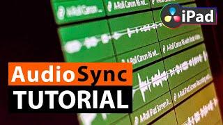 Audio und Video synchronisieren in DaVinci Resolve iPad