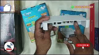 new A6 hd receiver in built Wi-Fi. India fast hd receiver wifi dongle inbuilt new box wifi 2025 dth