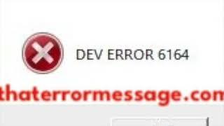 DEV ERROR 6164 (Call of Duty)