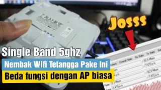 NEMBAK WIFI 5Ghz PAKAI MIKROTIK SXTsq 5ac