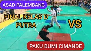 PARTAI FINAL Tanding Kelas D Putra Remaja Raydo paku bumi Cimande Vs Asad Palembang