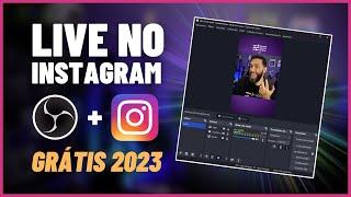 Como fazer LIVES no INSTAGRAM pelo COMPUTADOR[GRÁTIS/2023] OBS Studio + Yellow Duck