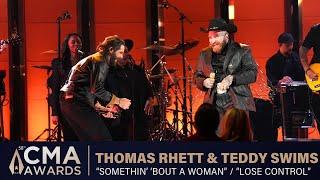 Thomas Rhett and Teddy Swims – “Somethin' ‘Bout a Woman” / “Lose Control” | Live at CMA Awards 2024