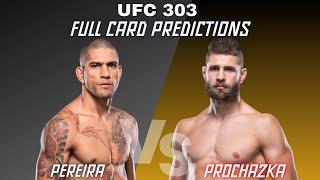 UFC 303 Alex Pereira vs Jiri Prochazka 2 Full Card Predictions and Breakdown | Bet Tips