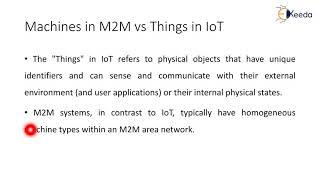 Difference Between IoT and M2M | Introduction to IoT | Internet of Things