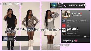 ⋆౨ৎ˚⟡˖ ࣪ making outfits based off my k-pop playlist