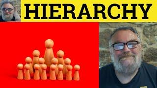  Hierarchy Meaning - Hierarchical Definition - Hierarchy Examples CAE Vocab Hierarchy Hierarchical