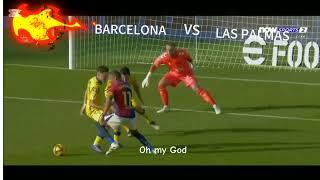 FC BARCELONA VS UD LAS PALMAS  HIGHLIGHTS FRIST HALF  #laliga #starman #marvel #supman #comics