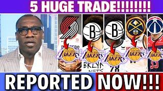  HUGE DEAL ANNOUNCED! 5 STARS JOINING THE LAKERS! TODAY'S LAKERS NEWS