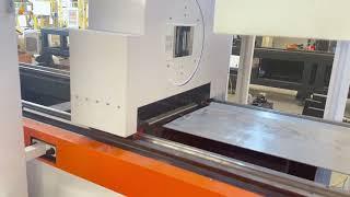 Raytu  laser tube cutting machine - three chucks is in production