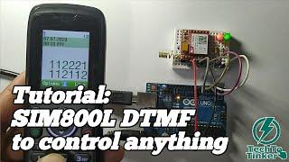 Tutorial: SIM800L DTMF to Control Anything