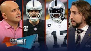 Derek Carr steps away from Raiders, Davante Adams speaks, Jets interested | NFL | FIRST THINGS FIRST