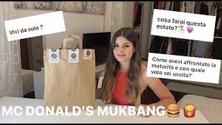 MUKBANG MC DONALD'S + Q&A 