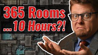 Can I make a 365 Room Dungeon for New Year's in just 10 Hours?!