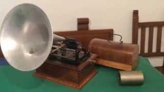 Beautiful PATHE No.2 Phonograph (1904) - Beau Phonographe PATHE No.2 - Bel Fonografo PATHE No.2