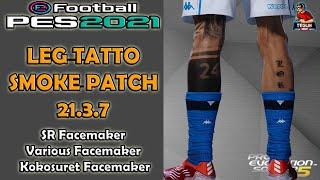 PES 2021 - Tattoo packs on your legs and arms smoke patch 21.3.7 DLC 7