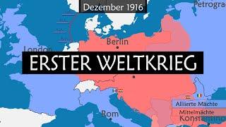 Der Erste Weltkrieg - Zusammenfassung auf einer Karte