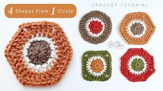 Adaptable Crochet: 1 Circle, 4 Shapes | Let’s Crochet a Hexagon!