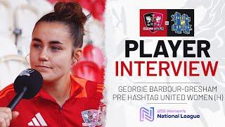  Georgie Barbour-Gresham pre Hashtag United Women (H)  | Exeter City Football Club