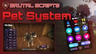 FiveM Pet System + K9 [ESX & QBCore] | Brutal Scripts