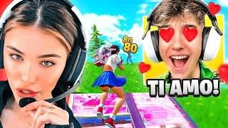 MI FINGO una RAGAZZA e RIMORCHIO gli YOUTUBER! su Fortnite