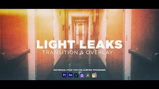 30 Professional Light Leaks Transition & Film Burn Overlay Pack