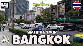 Bangkok Thailand 4K Walking Tour Downtown Bangkok