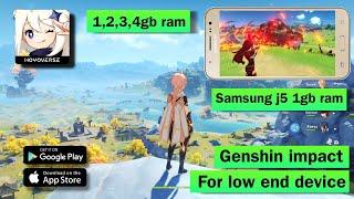 Now play genshin impact on your low end phone for unlimited time || Gameplay on j5 1gb ram || 2024