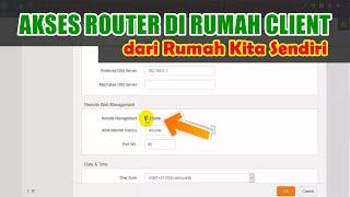 CARA REMOTE MANAGEMENT TENDA F3 (N300/N301) | Akses Router Client dari Rumah Sendiri