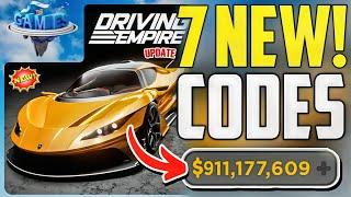 ️CAR!RACING️DRIVING EMPIRE ROBLOX REDEEM CODES 2024 -DRIVING EMPIRE CODES