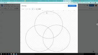 Using the Drawing Tool on Google Docs