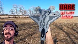 Super large XBM F-22 RC airplane 1 year later still going? #rc#rcplane#video