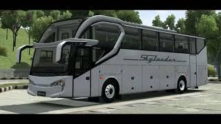 SHARE MOD BUS SKYLANDER R22 ASXFM  TERBARU BUSSID