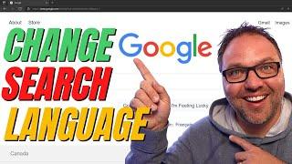 How to Change Google Search Language on Google.com
