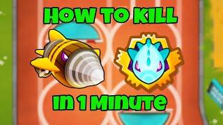 How To Kill Dreadbloon in 1 Minute || Four Circles BTD6